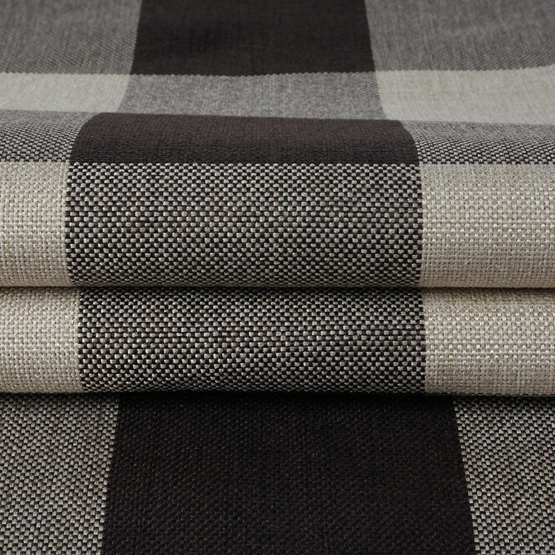 10*10 kockovaná polyesterová ľanová tkanina